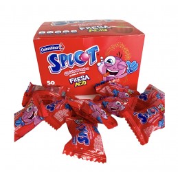 CHICLE SPLOT FRESA ACIDO